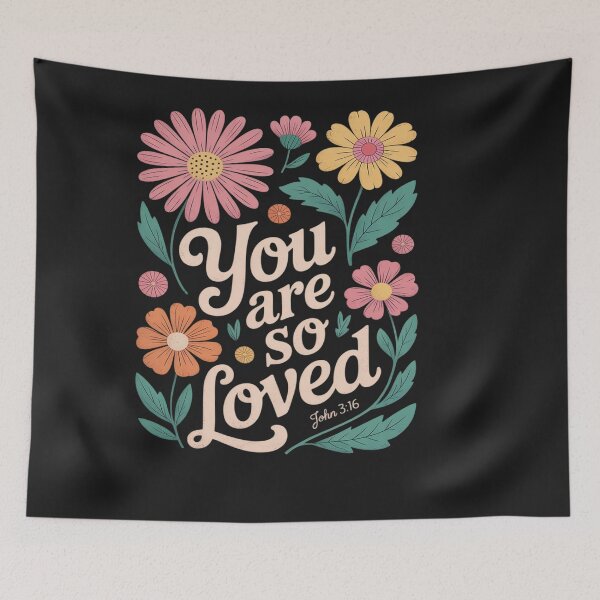 Item preview, Boho Retro Christian You Are So Loved Men Women Kids designed and sold by VladimiaPutin.