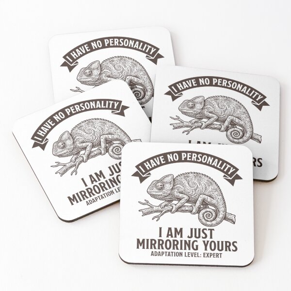 Item preview, Funny Chameleon Mirroring Personality Sarcastic Introvert designed and sold by Mason-Pride.