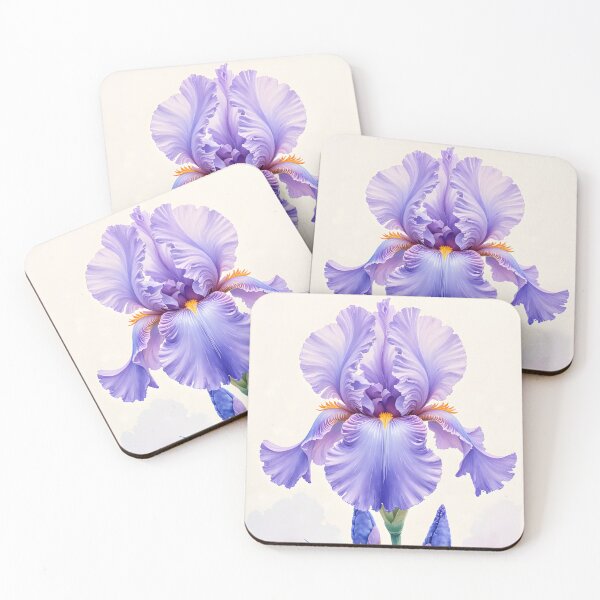 Item preview, Flores de acuarela - Flor de iris designed and sold by Petalandfur.
