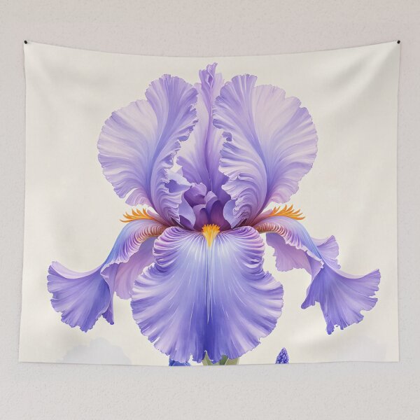 Item preview, Watercolor Blooms - Iris flower designed and sold by Petalandfur.