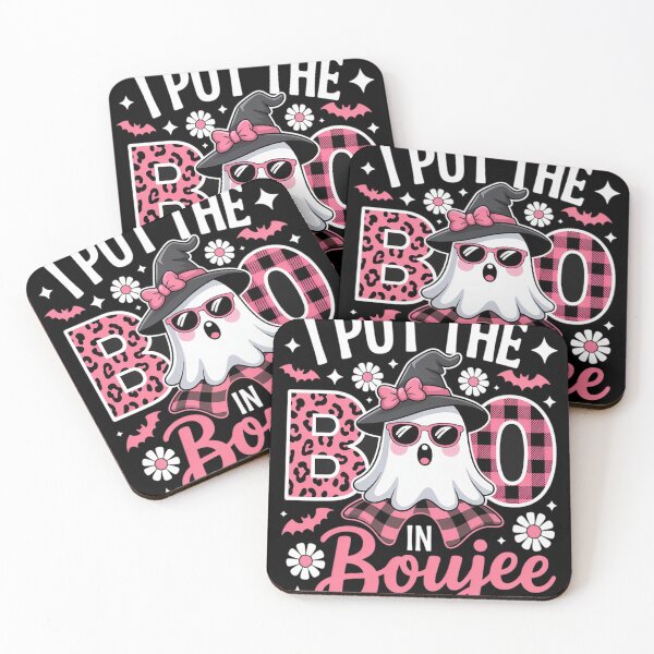 Item preview, I Put The Boo in Boujee Ghost Happy Halloween designed and sold by FluoroWave.