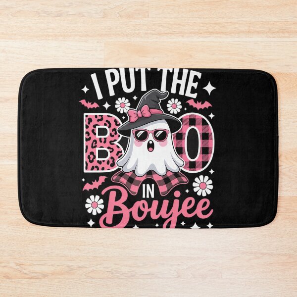 Item preview, I Put The Boo in Boujee Ghost Happy Halloween designed and sold by FluoroWave.
