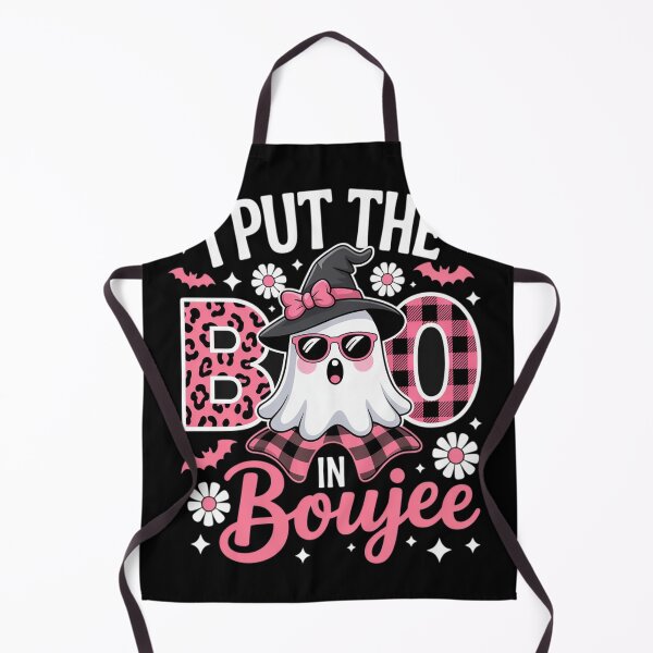 Item preview, I Put The Boo in Boujee Ghost Happy Halloween designed and sold by FluoroWave.