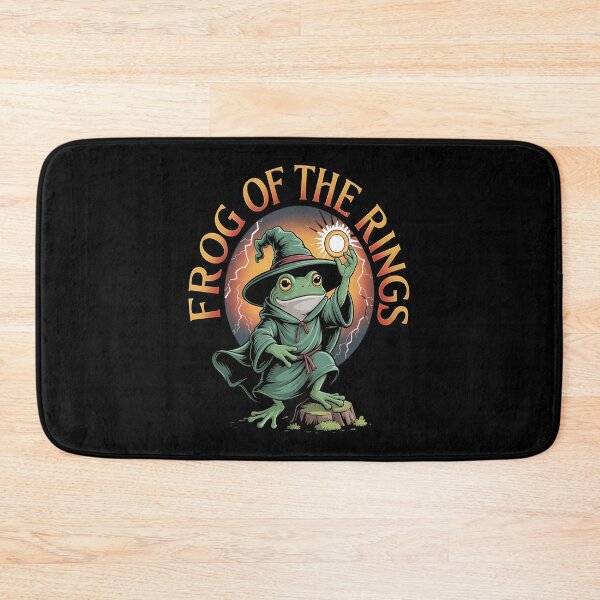Item preview, grumpy frog - antisocial animal - zero hops given - lazy mood - funny introvert frog - frog bard - druid frog - rogue frog - fantasy parody - coffee frog - frog at work - relatable frog designed and sold by JansenGS.