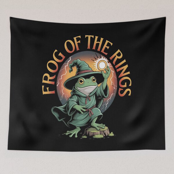 Item preview, grumpy frog - antisocial animal - zero hops given - lazy mood - funny introvert frog - frog bard - druid frog - rogue frog - fantasy parody - coffee frog - frog at work - relatable frog designed and sold by JansenGS.