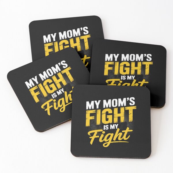 Item preview, My Mom's Fight Is My Fight Sarcoma Bone Cancer Awareness designed and sold by catsdothingz.