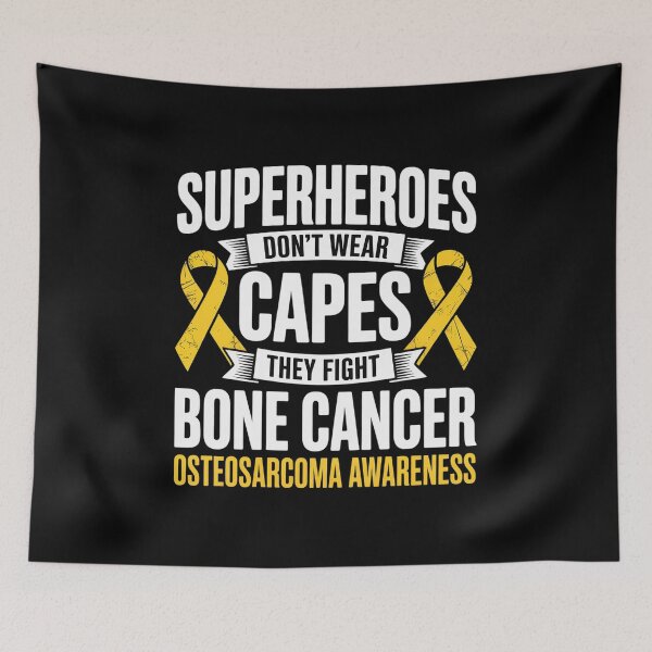 Item preview, Osteosarcoma Awareness Yellow Ribbon Fighter Bone Cancer designed and sold by catsdothingz.