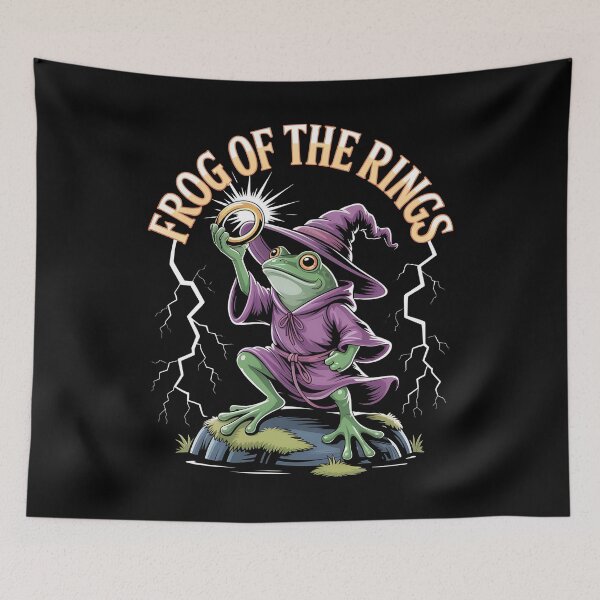 Item preview, Frogcore - frog aesthetic - weird frog - cute frog humor - frogs are friends - surreal frog - absurd humor - random animals - fantasy frog - cute monster - magical frog - frog wizard designed and sold by JansenGS.