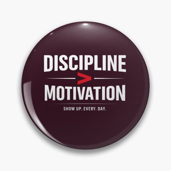 Item preview, Discipline Over Motivation Gym Quote Minimalist Workout Design designed and sold by Sonia dutta_art.