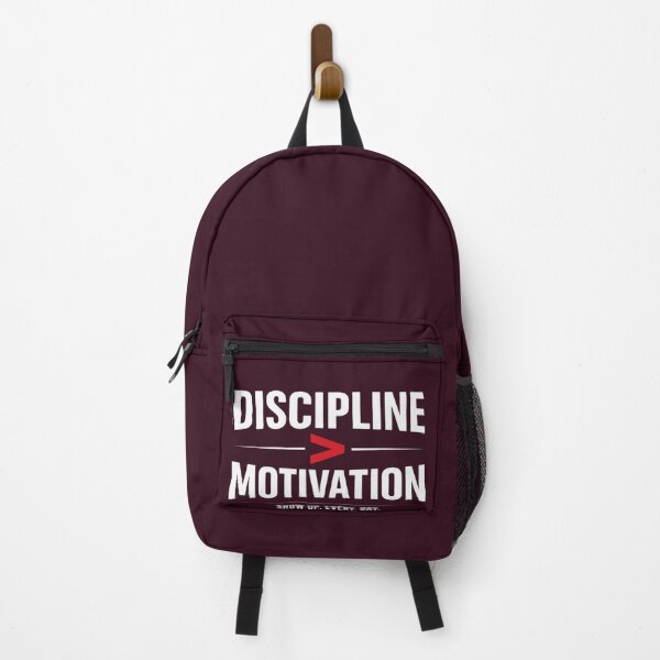 Item preview, Discipline Over Motivation Gym Quote Minimalist Workout Design designed and sold by Sonia dutta_art.