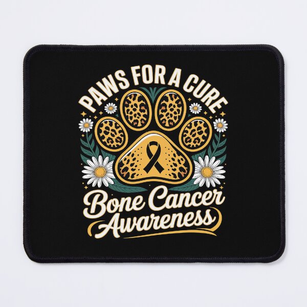 Item preview, Paws For A Cure Bone Cancer Dog Paw Bone Cancer Awareness designed and sold by catsdothingz.