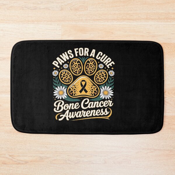 Item preview, Paws For A Cure Bone Cancer Dog Paw Bone Cancer Awareness designed and sold by catsdothingz.