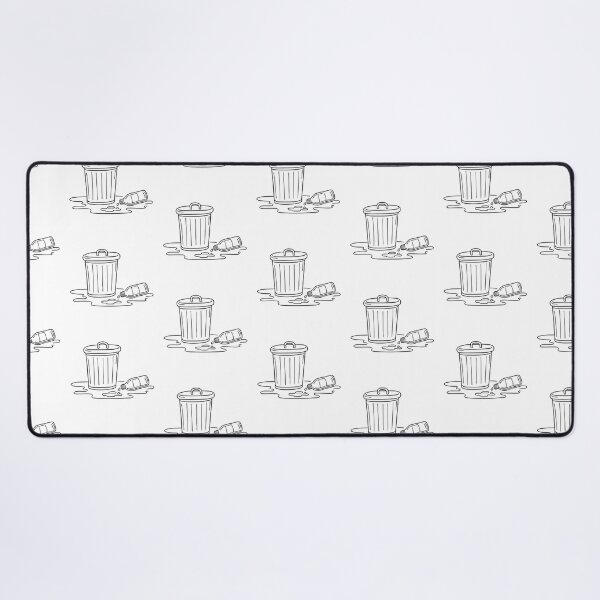 Item preview, A trash bin near a dripping pipe with bottles rolling on the ground   designed and sold by rasagamastore.