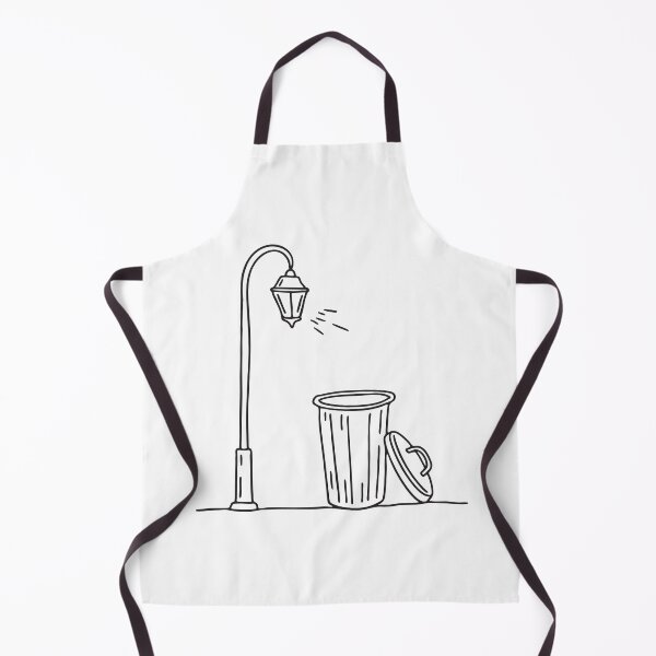 Item preview, A trash bin next to a streetlamp with the lid wide open   designed and sold by rasagamastore.