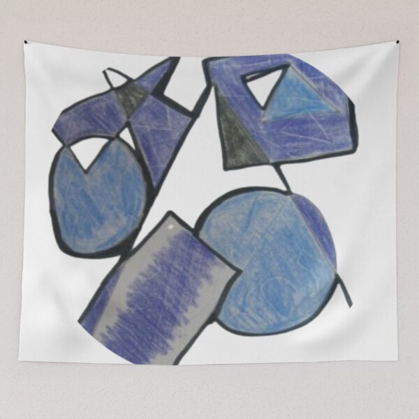 Item preview, discombobulated round geometric abstract design designed and sold by SmashingDeals.