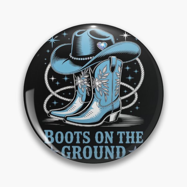 Item preview, Boots On The Ground Country Western Cowboy Cowgirl Hat Boots designed and sold by Rackaam.