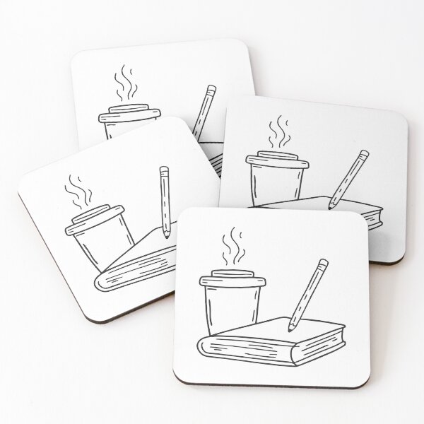 Item preview, A travel journal beside a cup with a pencil on top   designed and sold by rasagamastore.