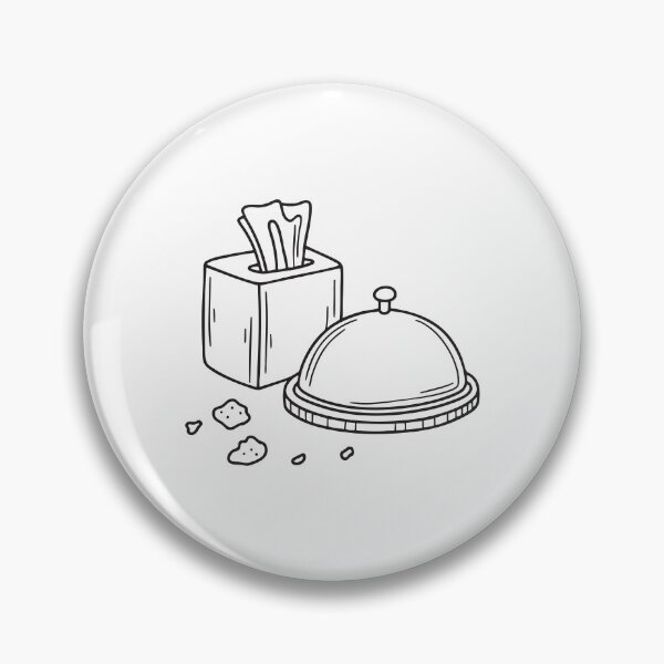 Item preview, A tray beside a napkin box with crumbs on the tray   designed and sold by rasagamastore.