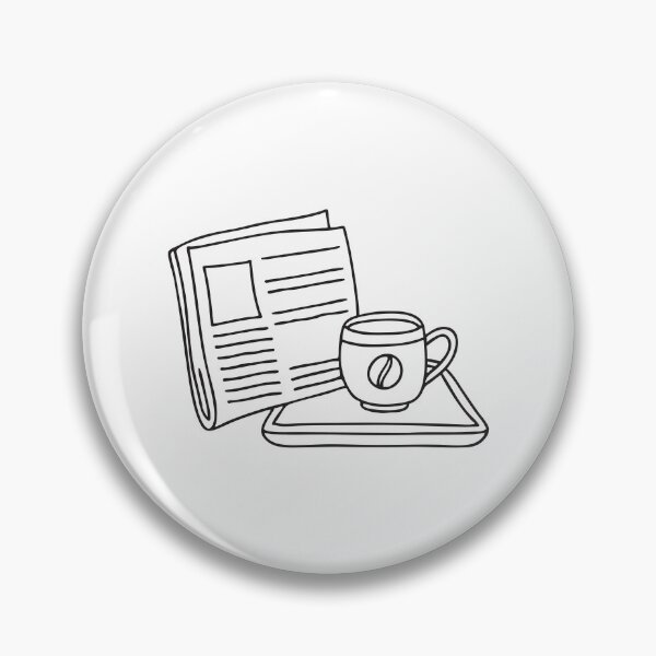 Item preview, A tray near a newspaper with a faint mark from a teacup   designed and sold by rasagamastore.