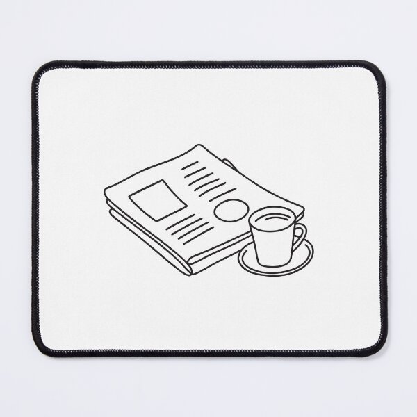 Item preview, A tray lying by a folded newspaper, showing a teacup ring   designed and sold by rasagamastore.
