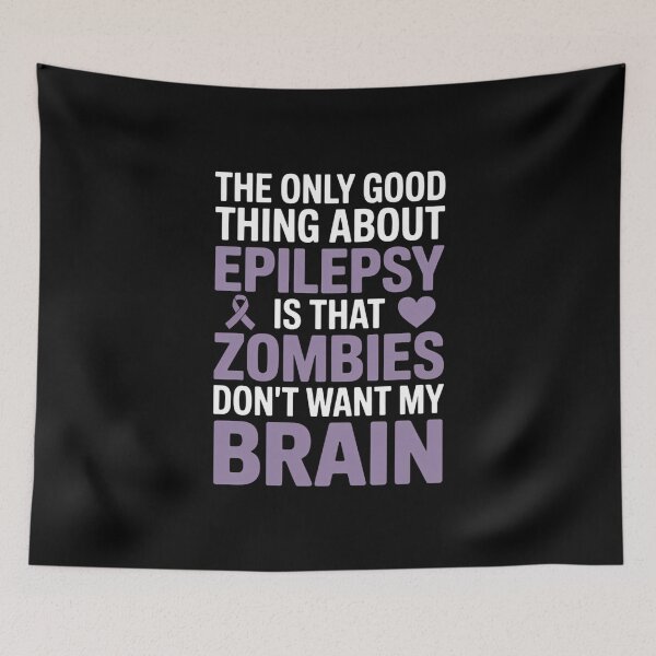 Item preview, Brain Epilepsy Awareness Funny designed and sold by tiemacopaxer.