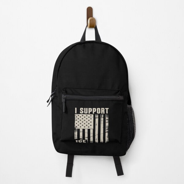 Item preview, I Support ICE, Immigration Officers American Flag Vintage designed and sold by FluoroWave.
