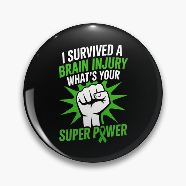 Item preview, Brain Injury Awareness TBI Brain Injury Survivor designed and sold by tiemacopaxer.