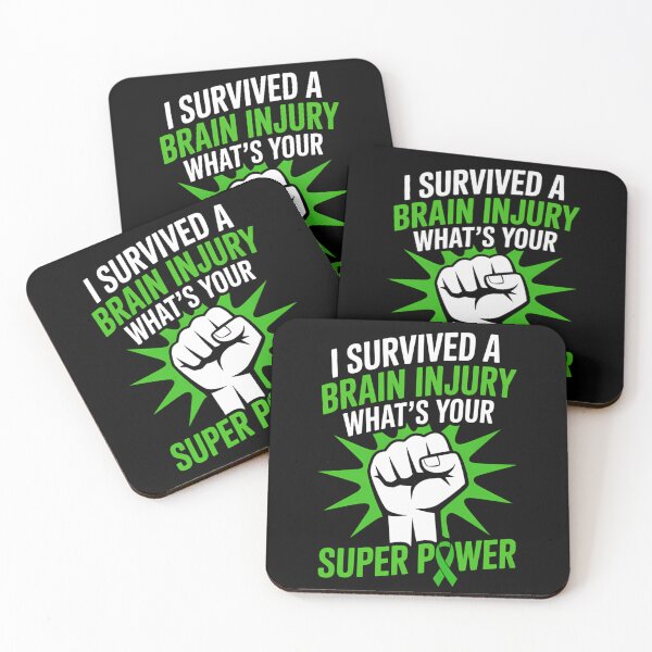 Item preview, Brain Injury Awareness TBI Brain Injury Survivor designed and sold by tiemacopaxer.