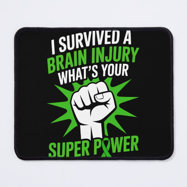 Item preview, Brain Injury Awareness TBI Brain Injury Survivor designed and sold by tiemacopaxer.