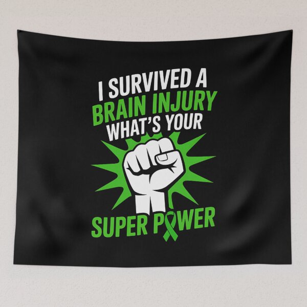 Item preview, Brain Injury Awareness TBI Brain Injury Survivor designed and sold by tiemacopaxer.