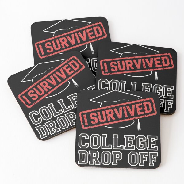 Item preview, I Survived College Dropoff Back to School Teacher Graduation designed and sold by FluoroWave.