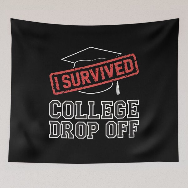 Item preview, I Survived College Dropoff Back to School Teacher Graduation designed and sold by FluoroWave.