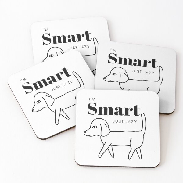 Item preview, I'm smart, just lazy designed and sold by SoftBunStudio.