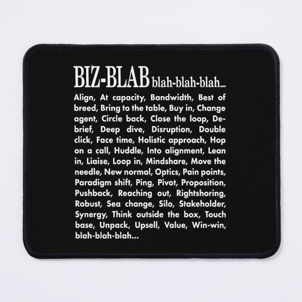 Item preview, Biz-Blab. Blah-Blah-Blah. designed and sold by UltraQuirky.