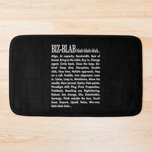 Item preview, Biz-Blab. Blah-Blah-Blah. designed and sold by UltraQuirky.