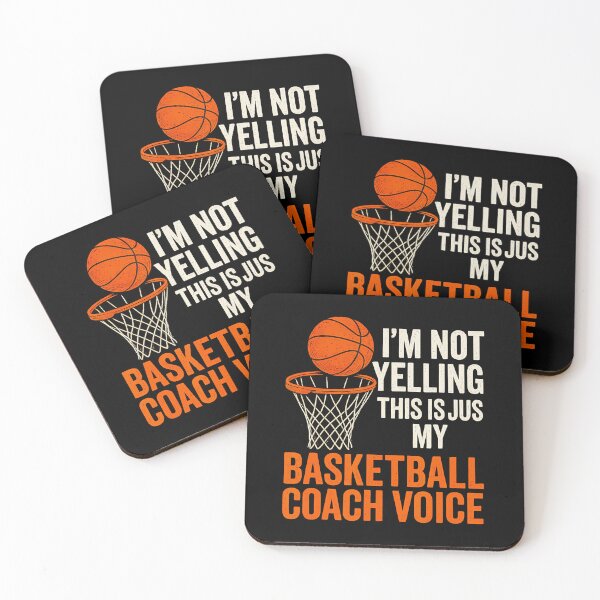 Item preview, Basketball Coach Voice Funny Sports Coaching Humor designed and sold by huftyfnruppe.