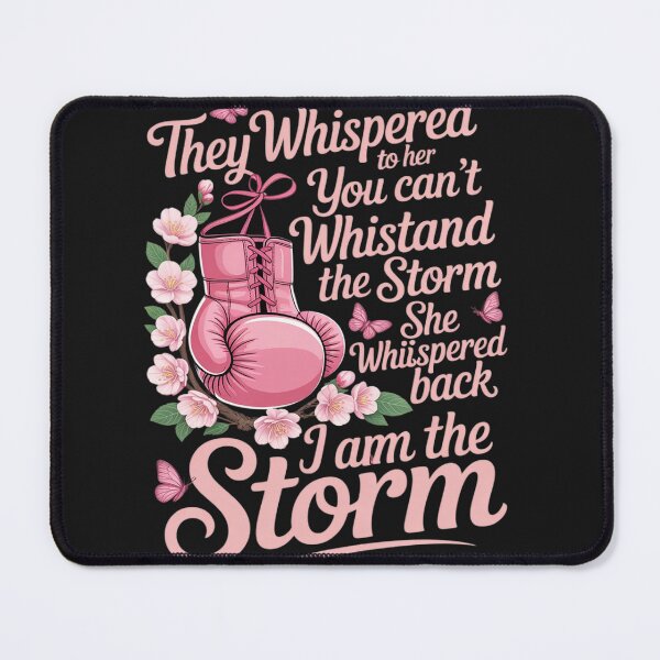 Item preview, Breast Cancer Awareness I'm The Storm Pink Ribbon Womens designed and sold by Rackaam.