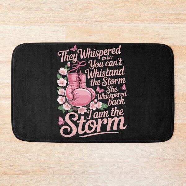 Item preview, Breast Cancer Awareness I'm The Storm Pink Ribbon Womens designed and sold by Rackaam.