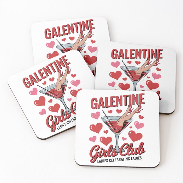 Item preview, Galentine Girls Club Ladies Celebrating Ladies Cute designed and sold by FaithAbbott.