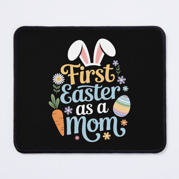 Item preview, First Easter As A Mom Easter Bunny designed and sold by IdunayaStore.