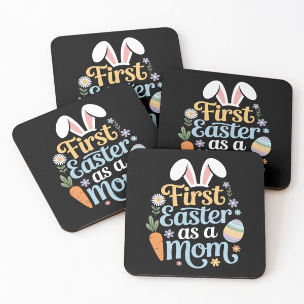 Item preview, First Easter As A Mom Easter Bunny designed and sold by IdunayaStore.