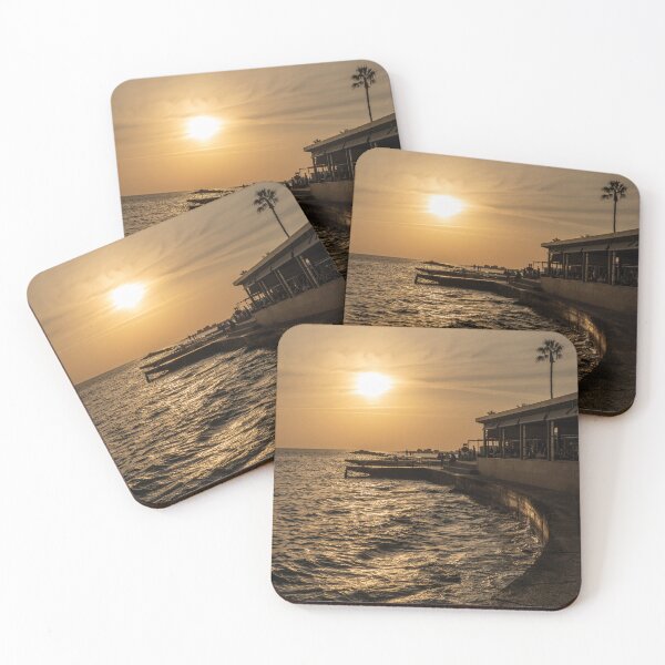 Item preview, Pathos Waterfront golden sunset designed and sold by hawkie.