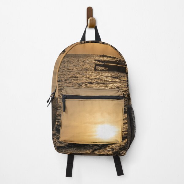 Item preview, Pathos Waterfront golden sunset designed and sold by hawkie.