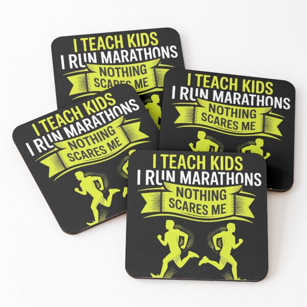 Item preview, I Teach Kids I Finish Marathons Nothing Can Scare Me designed and sold by Voidbinder.