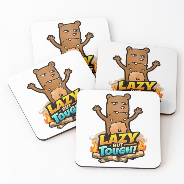 Item preview, Lazy But Tough Funny Bear designed and sold by Mastermind-Art.