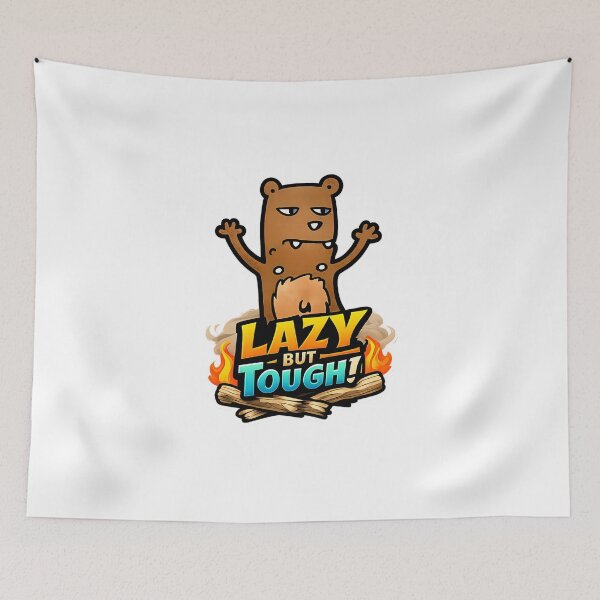 Item preview, Lazy But Tough Funny Bear designed and sold by Mastermind-Art.