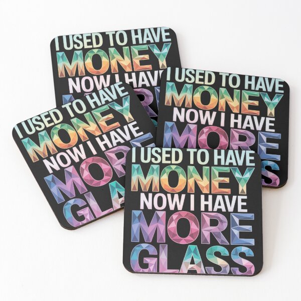 Item preview, I Used to Have Money Now I Have More Glass, Mosaic Artist designed and sold by Voidbinder.