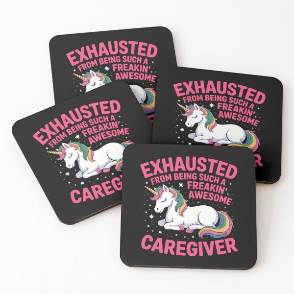 Item preview, Caregiver Caregiving Carer Cute Unicorn designed and sold by tiemacopaxer.