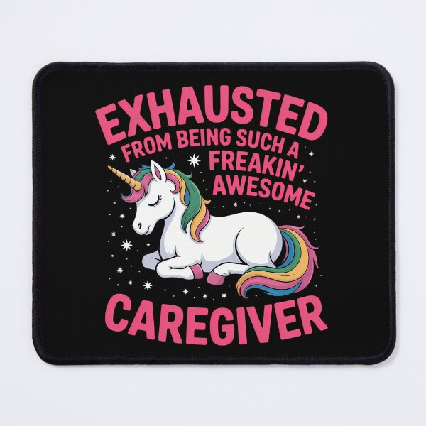 Item preview, Caregiver Caregiving Carer Cute Unicorn designed and sold by tiemacopaxer.