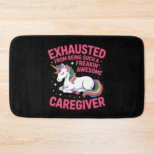 Item preview, Caregiver Caregiving Carer Cute Unicorn designed and sold by tiemacopaxer.